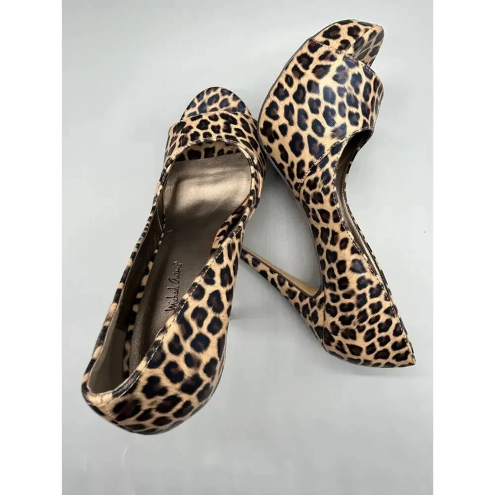 Michael Antonis Women’s Adult Animal Print High Heels Shoes Size 9